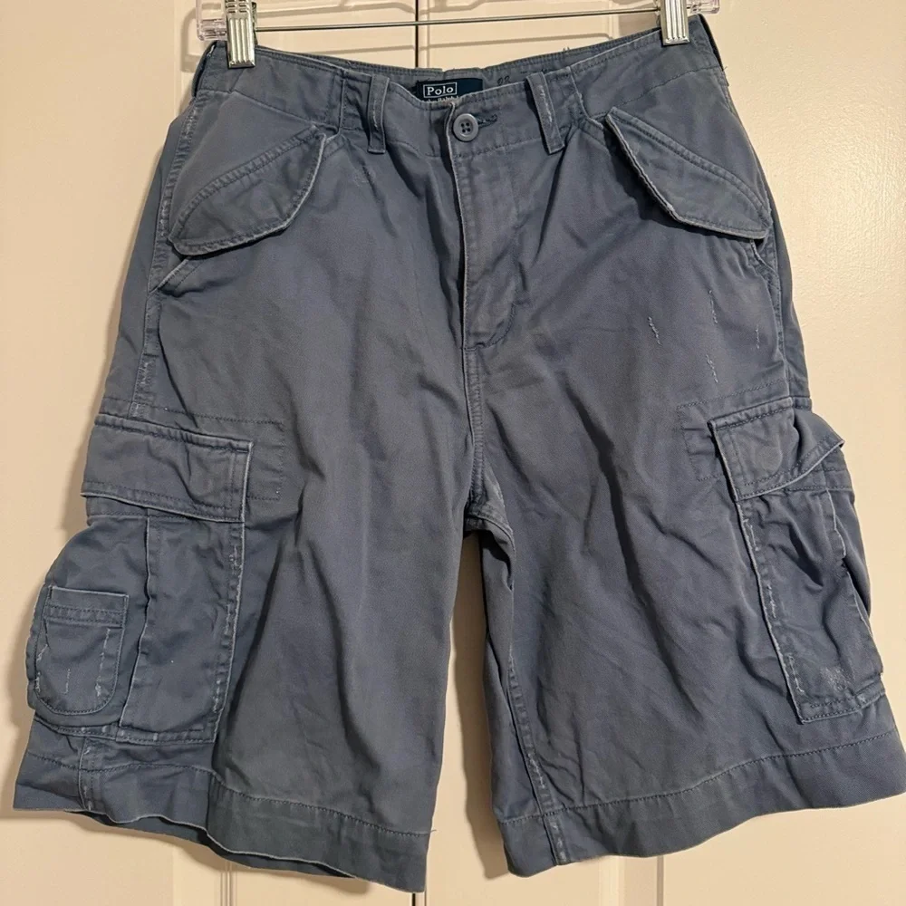 Polo Ralph Lauren Boys Distressed Cargo Shorts